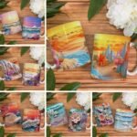 Estampas Canecas - Praias 3D