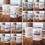 Pack 100 Artes Canecas Dia do Amigo - Imagem 8