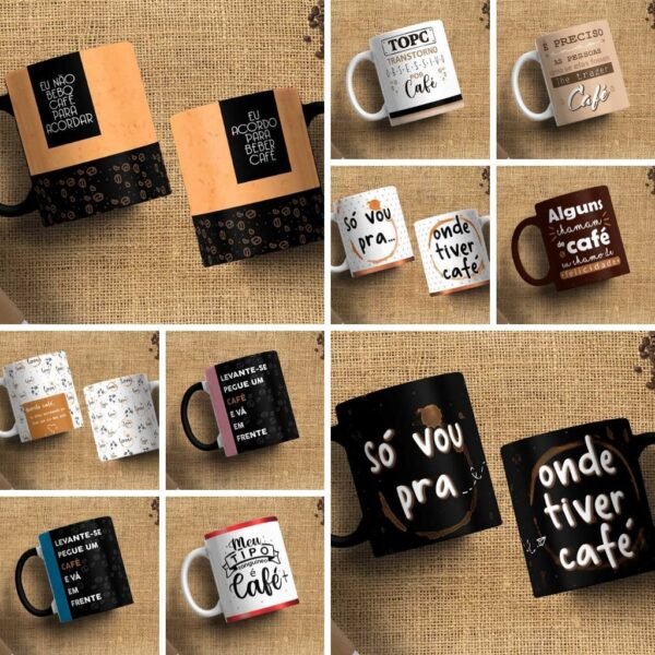 Artes Canecas Frases Café - Imagem 1