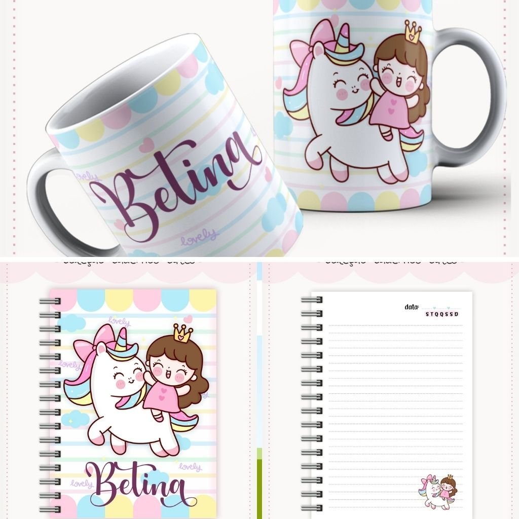 CADERNOS-CUTE-4 Coletiva Cadernos Cute + Caneca - Imagem 9