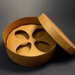 Caixa Redonda para Quarteto - Ovos 50g