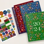 Coleção Capas Flores da Noite 2024 para Planner Trimestral Brochura (Nilmara)