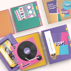 Coleção Capas, Bolsos, Divisórias e Papeis - Retrô 2.0