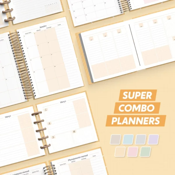 Super Combo Miolos Planner 2024 (Nilmara) - Imagem 1