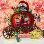 Caixa Carro Carruagem Papai Noel