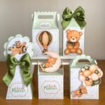 Chá de Bebê - Ursinho Verde - Kit Festa Pronta