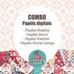 Cherry - Combo Papéis Extras - Kit Digital (Tita)
