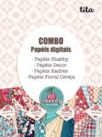 Cherry - Combo Papéis Extras - Kit Digital (Tita)