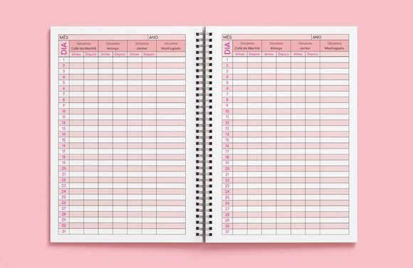 Caderno-Controle-de-Diabetes-2-Miolo-1-1.jpg Miolo Controle de Diabetes Rosa (Thamoni) - Imagem 1