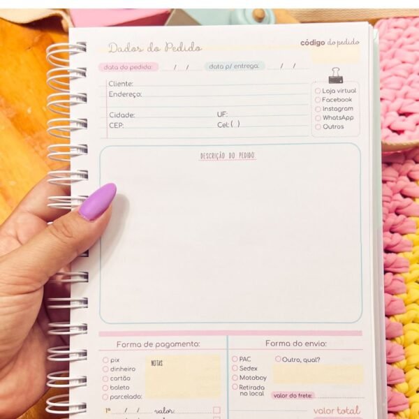Miolo Caderno de Pedidos - Imagem 2