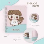 Kit Cadernos Signos Cute + Canecas - Imagem 2
