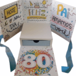 Molde Caixa Cenário GIGANTE Para Bolo e Docinhos A3