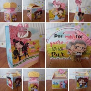 Caixinhas Namorados Desenhos
