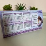 Calendário PDF Lilás Mulher que Ora