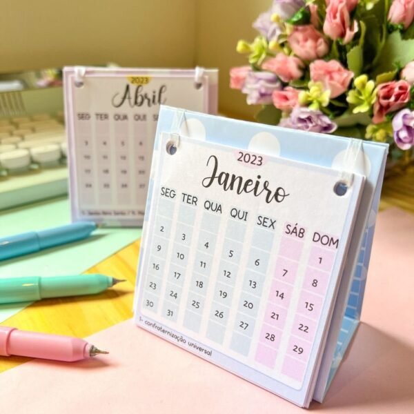 Kit Digital Calendário de Mesa 2023 - Imagem 6