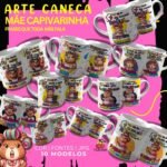 Capivarinha Dia das Mães - Artes para Caneca