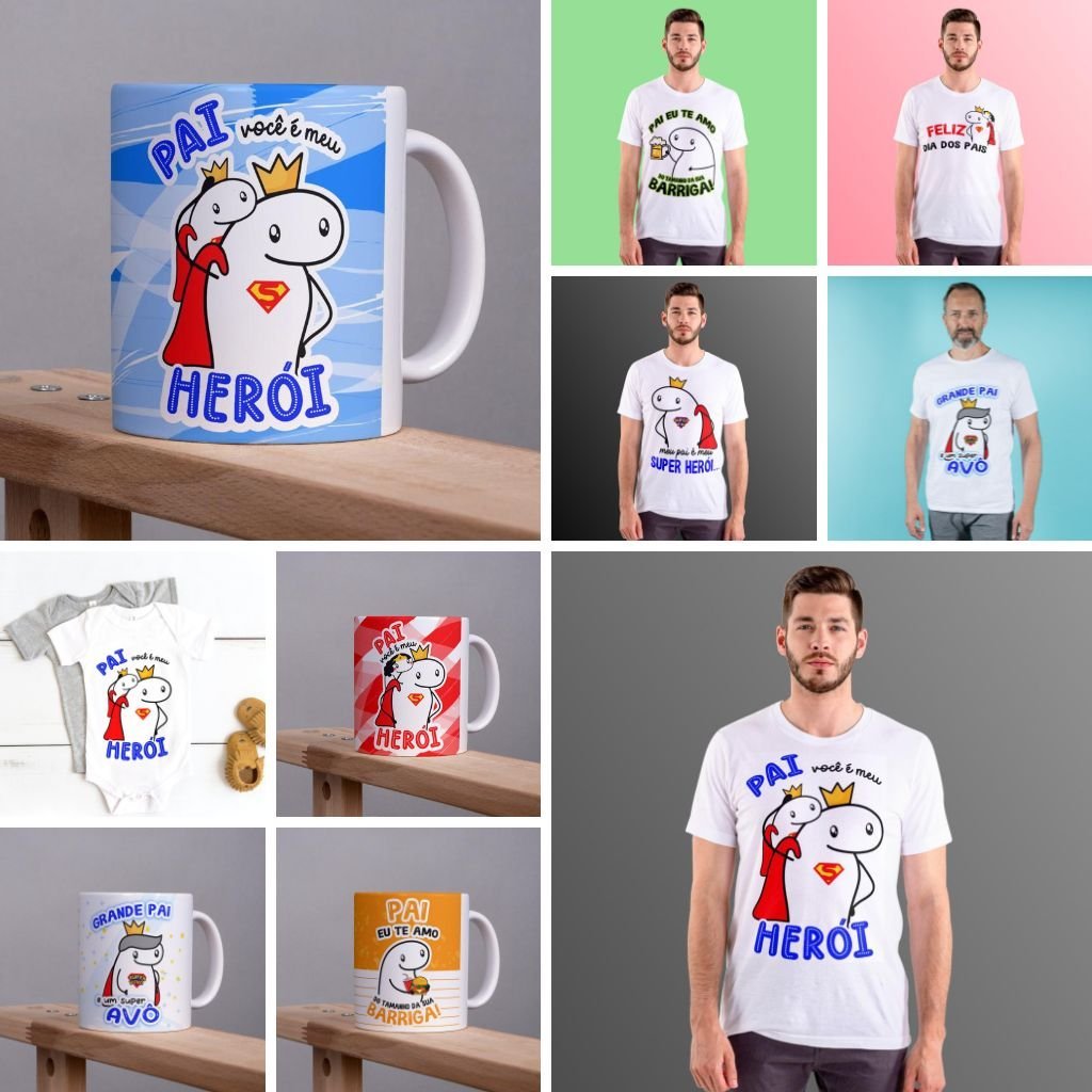 Caneca-Criativa-Flork-Divertido-Pai.jpg Estampas Flork Divertido Canecas | Camisetas | Almofadas + Bônus - Dia dos Pais - Imagem 1