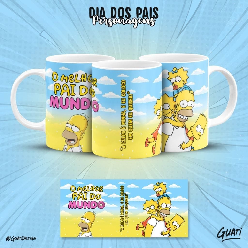 Caneca-Criativa-Pais-Personagens-9.jpg Dia dos Pais Personagens - Estampas Canecas - Imagem 9
