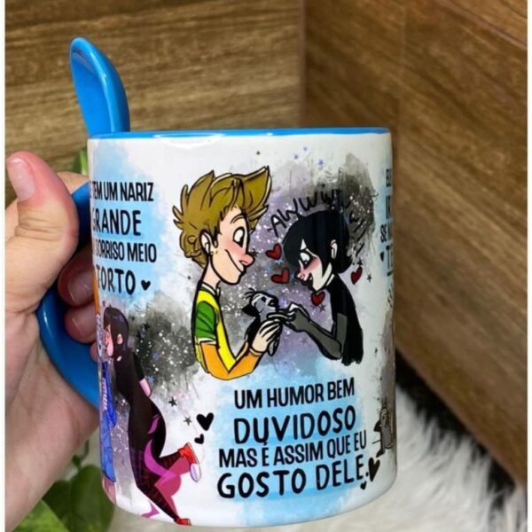 2 Artes Avulsas Caneca - Sorriso Torto Ele e Ela - Imagem 5