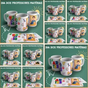 Canecas Professores Matérias