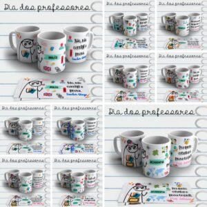 Canecas Flork Professores Matérias