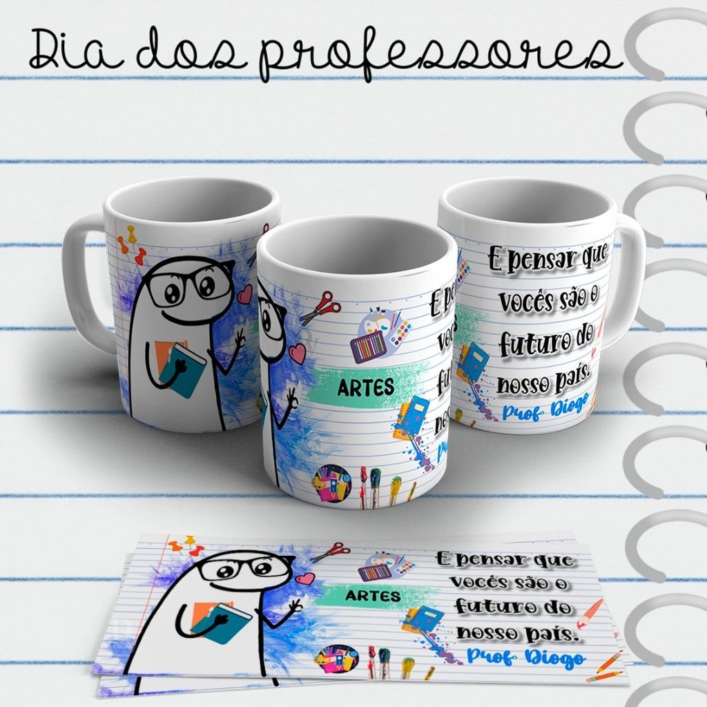 Canecas-2-Pop-Art-10 Canecas Flork Professores Matérias - Imagem 17