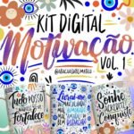 Kit Artes Canecas - Motivação Vol. 1 (Abacaxi Sublimático)