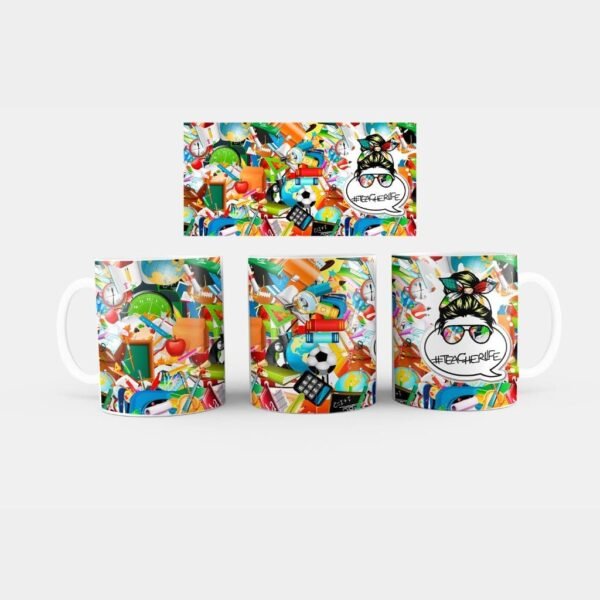 21 Estampas Teacher p/Canecas - Dia dos Professores - Imagem 3