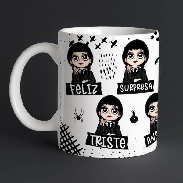 Kit Estampas Canecas Wandinha - Imagem 3