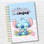 Capa Stitch para Cadernos e Agendas - Há um propósito em todas as coisas