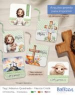 COMBO Tag e Adesivo - Páscoa Cristã - Imagem 2