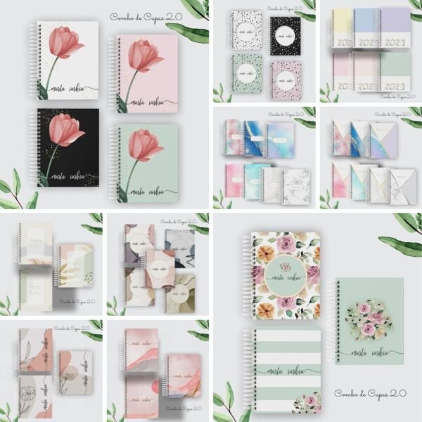 Pack 2.0 Capas Agendas, Planners, Cadernos - Imagem 2
