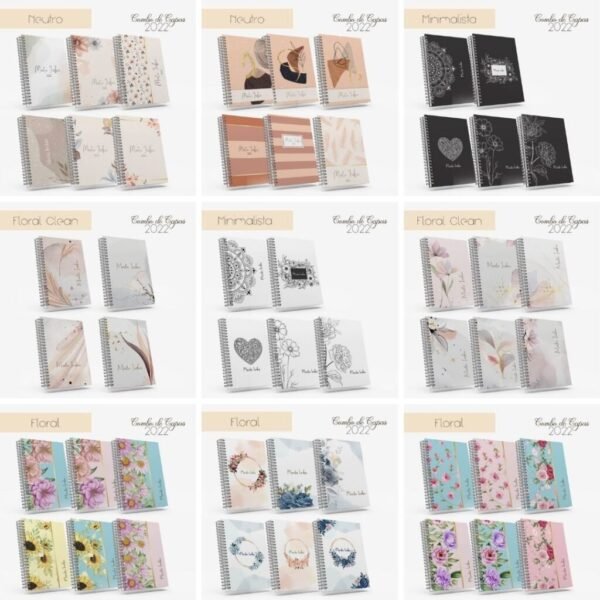 Pack 1.0 Capas 2022 Agendas, Planners, Cadernos - Imagem 4