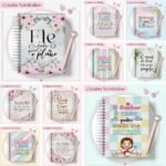 Capas Versículos + Miolos Pautado Feminino