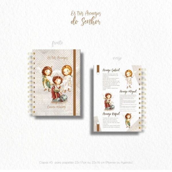 Capas Arcanjos do Senhor - Carinas Paper - Imagem 4