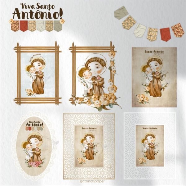 Kit Digital Santo Antônio - Santinhos - Imagem 14
