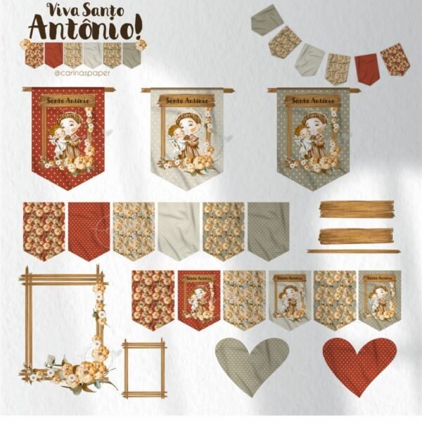 Kit Digital Santo Antônio - Santinhos - Imagem 5