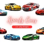 Carros Esportivos - Kit Digital