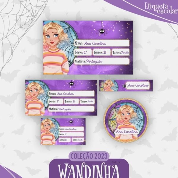 Combo Escolar Wandinha - Imagem 8