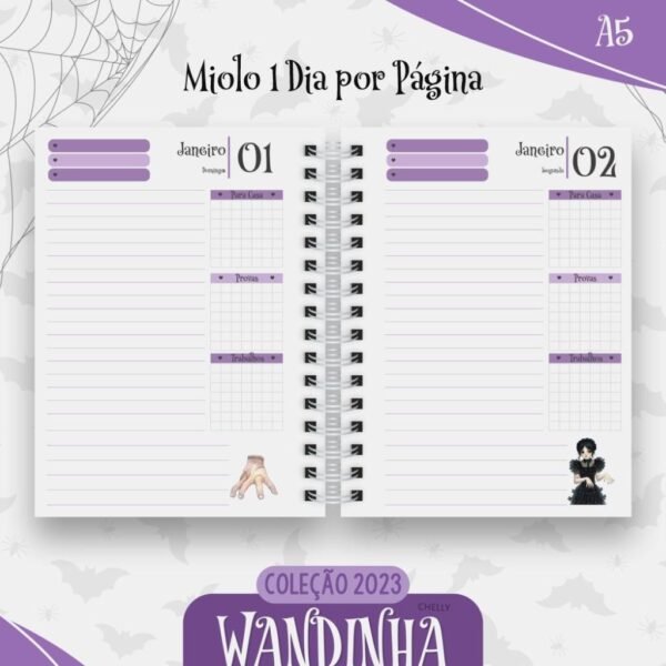 Combo Escolar Wandinha - Imagem 12