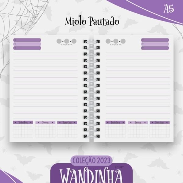 Combo Escolar Wandinha - Imagem 14