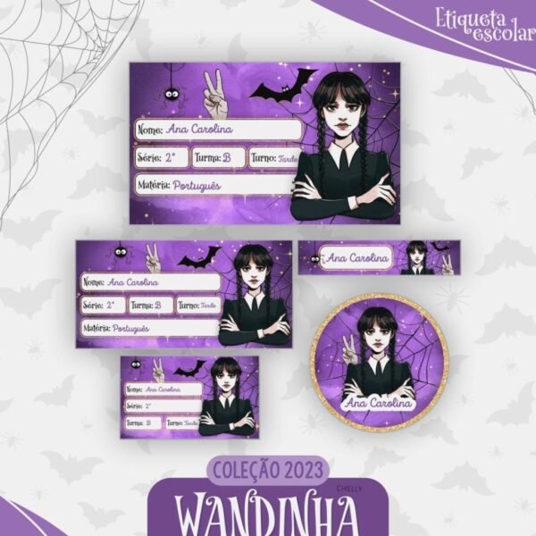 Combo Escolar Wandinha - Imagem 3