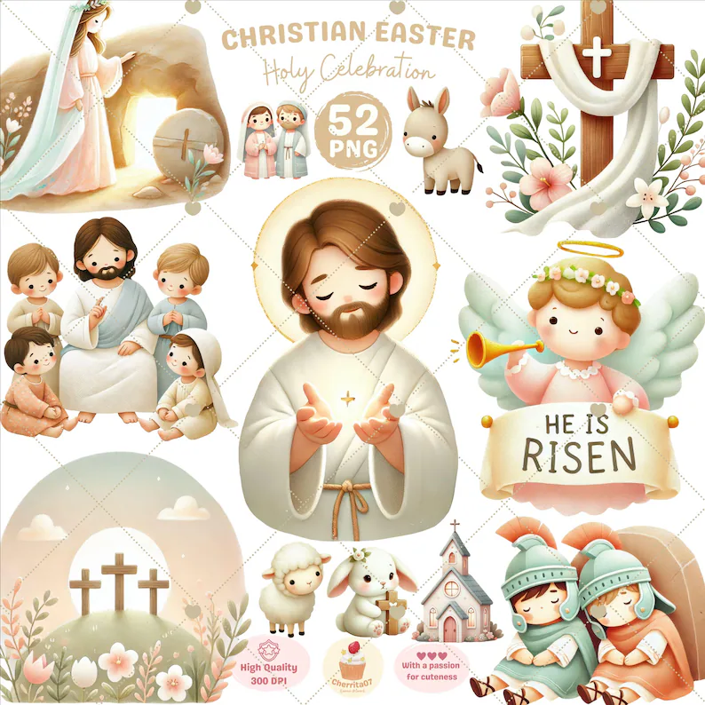 Christian-Easter Christian Easter - Kit Digital - Imagem 1