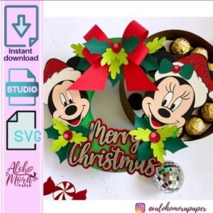 Caixa Guirlanda de Natal para Chocolates