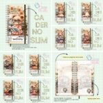 Caderno Slim Professora  - Ursinha Vintage