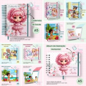 4 Kits Maternidade – Moana | Boneca | Patrulha Canina