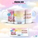 Estampas Canecas Ursinho Carinhosos - Páscoa - Imagem 2