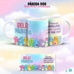 Estampas Canecas Ursinho Carinhosos - Páscoa - Imagem 3
