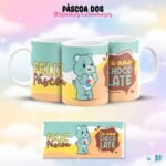 Estampas Canecas Ursinho Carinhosos - Páscoa - Imagem 6