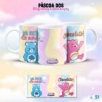 Estampas Canecas Ursinho Carinhosos - Páscoa - Imagem 9